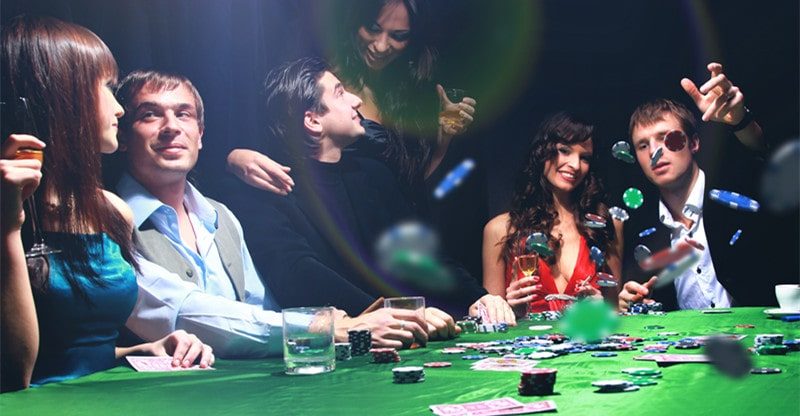 Share Space at a Poker Table