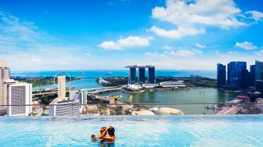 Spectacular Views of Marina Bay Rooftop