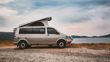 starting trip in a camper van