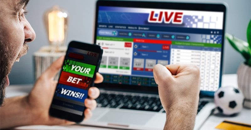 using a mobile app for online sports betting